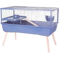 Zolux NEOLIFE 100 Käfig für Meerschweinchen, blau