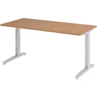 Hjh OFFICE PRO XTRA XB 16 SS - 160 x 80 Nussbaum höhenverstellbar