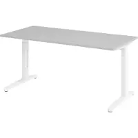 Hjh OFFICE PRO XTRA XB 16 WW - Grau 160 x 80 höhenverstellbar