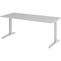 Hjh OFFICE PRO XTRA XB 19 SS - Grau 180 x 80 höhenverstellbar