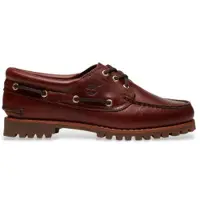Timberland für Damen. TB0A19VAD571 Authentic Bootsschuhe aus braunem Leder (42 W), Wohnung, Schnürsenkel, Lässig, Klassisch