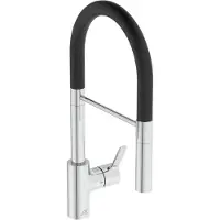 Ideal standard Küchenarmatur GUSTO Semi-Pro 2F-Brause, Ausladung 225mm chrom chrom