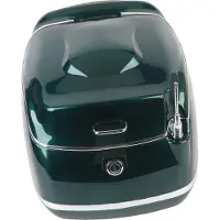 Gistuch 38L Motorrad-Topbox, wasserdicht, universelle Passform, mit Schlüsselschloss, Grundplatte, Gepäck, Kofferraum, Heck, Aufbewahrung, Trägertasche für Helm, Handschuhe, Dunkelgrün