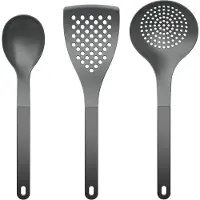 Ginza.se Küchen-Set 2 Optima Black Nylon (Set von 3)