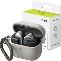 Ringke Onyx Magnetische Magsafe Samsung Galaxy Buds 3 / 3 Pro Warm Grau