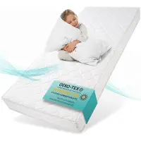 Sun Garden Kindermatratze 80x160 | 90x200 | 120x200 cm Matratze für Kinderbett, Bezug waschbar, Optimal für Kinder, Bezug mit Klimafaser-Versteppung