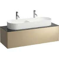 Laufen SONAR Schubladenelement, 1 Schublade, passend zu Waschtisch H812348, H812349, Ausschnitt mittig für den Waschtisch, H4054710341401