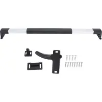 Gistuch 20-teiliges RV-Türriegel-Ersatzset mit schwarzem Metallgriff für Campingfahrzeuge, Wohnmobile, Reiseanhänger, links