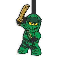 LEGO - Gepäckanhänger Bag Tag Bagtag Taschenanhänger Anhänger grün Ninjago