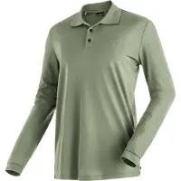 Maier Sports Langarm-Poloshirt "Ulrich L/S" Herren Polo langarm, leichtes Funktionsshirt, Langarmshirt, Reg. Fit