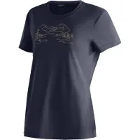 Maier Sports T-Shirt "Wilma Print" Damen Kurzarmshirt, leichtes Sommer Funktionsshirt, Rundhals, Reg Fit