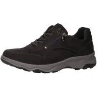 Waldlaufer Schnürhalbschuhe bequem in schwarz, Gr. 6.5