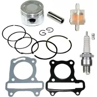 Untimero KOLBEN 47mm ZÜNDKERZE KIT Set für Sword BD50QT-14 50 4T bis2017