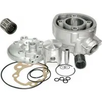 Untimero 90 SPORT ZYLINDER NADEL LAGER KOPF KIT SET für FANTIC SUPERMOTO 50 AM6 SILBERN