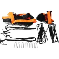Gistuch Fußballtor Hockeytor Garten Fußballnetze klappbar Indoor Outdoor tragbar für Erwachsene Kinder Rechteck