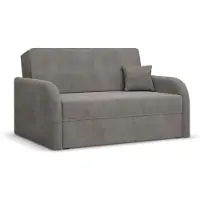 Mebligo Sessel mit Schlaffunktion, Schlafsessel für Wohnzimmer, SOMO 120cm, Dunkelgrau