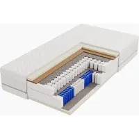 ALTDECOR Matratze 120x200 Härtegrad H3 & H4 - 28 cm Taschenfederkernmatratze Bett Matratzen mit ergonomische 7 Zonen Hypoallergen & Antibakteriell Bezug abnehmbar & waschbar Bettmatratzen MINTA