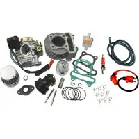 Untimero 80 Tuning Zylinder KIT Set VERGASER Satz für HUATIAN HT50QT-6 50 4T AC Zylinderkit