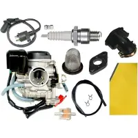 Untimero NEU VERGASER ZÜNDKERZE KIT Set für YIBEN YB50QT-15 50 4T AC bis2017