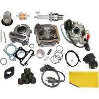 Untimero Zylinder KIT Kopf VERGASER Set für TAOTAO CY50T-22 50 4T AC bis2017 Zylinderkit Zylinderkit