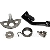 Untimero KICKSTARTER Welle Feder HEBEL RITZEL ANTRIEB Set für DERBI ALTANTIS 50 ab 2003