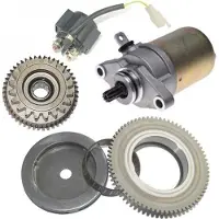 Untimero ELEKTROSTARTER ANLASSER RITZEL Set für MOTOWELL CROGEN RS 50 2T LC ab Bj. 2007