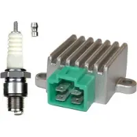 Untimero SPANNUNGSREGLER GLEICHRICHTER ZÜNDKERZE KIT für REX SILVERSTREET 25/50 50 2T