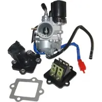 Untimero VERGASER 12mm Auto Choke ANSAUGSTUTZEN für KEEWAY RX8 RY6 RY8 50