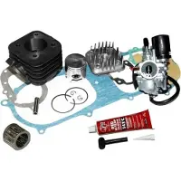Untimero 70 Racing Zylinder KIT Kopf VERGASER E-Choke für MALAGUTI F10 RESTYLING WAP 50 Zylinderkit