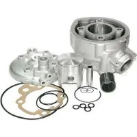 Untimero 90 ccm SPORT RACING ZYLINDER KOPF KIT SET für APRILIA CLASSIC 50 AM6 SILBERN