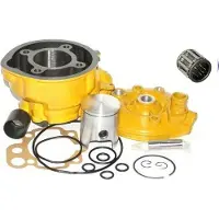 Untimero 70 Sport Zylinder KIT Nadel Lager Kopf Set für BETA RR 50 RK6 Enduro AM6 GELB Zylinderkit