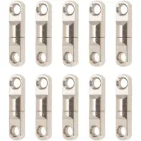 Gistuch 10 Stück Wirbel, langlebig, einfaches Design, hochfestes, schwenkbares Angelgerät zum Angeln, 5 mm
