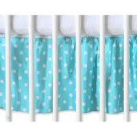 BellaFurn Bedomranding, Kinderbettschutz, stilvolles Finish – 140 x 70 cm – Bomull