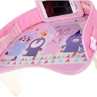 Gistuch Kinder-Reisetablett, Sitz, Schoßaktivität, halb umschlossener Organizer mit transparenter Tasche, Seitentasche für Kinderwagen, Auto, Kind, Hand in