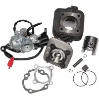 Untimero 70ccm Racing Zylinder Kopf + VERGASER 17,5mm Satz für E-TON Lightning AXL