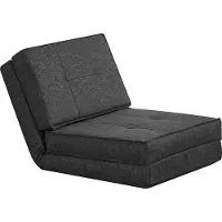 Slyrun Bodensessel, verstellbarer Klappsessel, 61 x 73 x 58 cm, Dunkelgrau