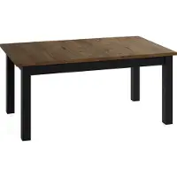 WFL GROUP ESSTISCH Lindberg ausziehbar verlängerbar rechteckig, Eiche Braun Rustikal 160-240/90/77 cm