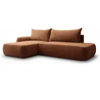 Lookway Ecksofa GOYA mit Schlaffunktion und Bettkasten, Linke, Perfect Harmony 52