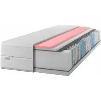 IZER Matratze 25 cm Taschenfederkern Härtegrad H2 H3 7 zonen Bett Matratzen 2 in 1 Visco Memory