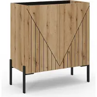 Freiraum Kommode >Neo< in Evoke Oak - 80x91x40cm (BxHxT)