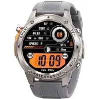 Slyrun GPS-Smartwatch mit 1,43-Zoll-Display, wasserdicht, Kompass, Fitness-Tracker, lange Standby-Zeit, Android- und iOS-kompatible Smartwatch