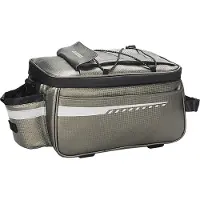 Topchances 8L Fahrradtasche , Gepäckträgertasche wasserdichte Fahrrad Hinter Gepäckträgertasche Kameratasche Satteltaschen für Fahrräder , Kameratasche für Reisen(Silber)