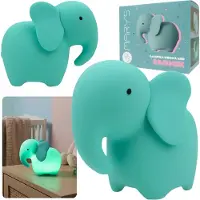 Sarcia.eu Mary's Silikon-Nachtlicht Elefant, Einschlaflampe fürs Kinderzimmer, USB-betriebenes LED-Licht