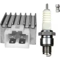 Untimero SPANNUNGSREGLER ZÜNDKERZE KIT Set für LONGJIA LJ50QT-K EX 50 2T