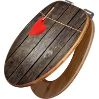 Banjado Design WC Sitz Bambus Absenkautomatik -Kurznachricht - Toilettendeckel mit Absenkautomatik Holz/hochwertiger Bambus Klodeckel/WC-Sitz für alle gängigen Toiletten [TDB2 10904]