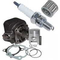 Untimero 70 Sport Zylinder KIT Set ZÜNDKERZE für ADLY Silver Fox 50 2T Zylinderkit Zylinderkit