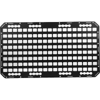 Gistuch LKW-Ladefläche, Molle-Panel, Aluminium, 43,2 x 76,2 x 0,2 cm, Seitenträgersystem für Limousinen, SUVs, Pickups, LKWs, Wohnmobile, Anhänger