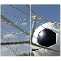 Banjado Herdabdeckplatte Glas 2 Teilig Je 30x52CM Schneidebrett Herdabdeckung Mit Motiv Fußball