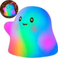 Slyrun Kinder Nachtlicht Silikon – Touch Licht, RGB LED, 1200mAh Akku, Atmosphärisch