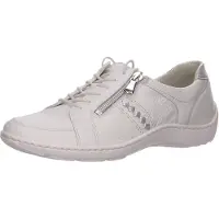 Waldlaufer Schnürhalbschuhe in weiss/weiss kombi, Gr. 5.5